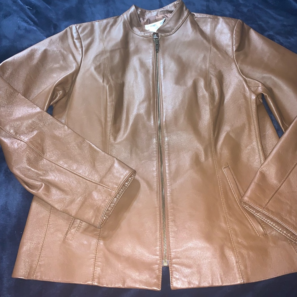 Coldwater Creek Leather Jacket
